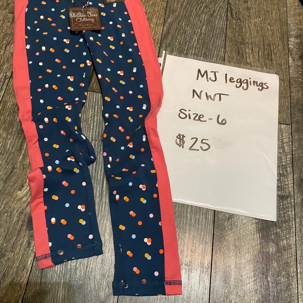 MJ confetti dot leggings